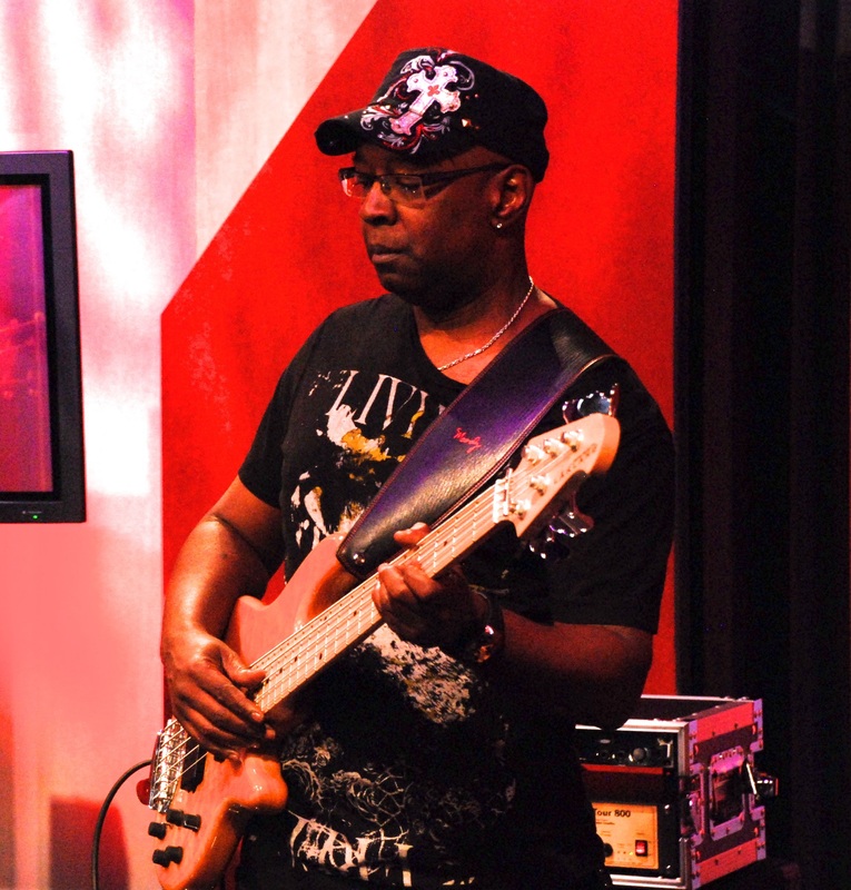 George Moye on stage