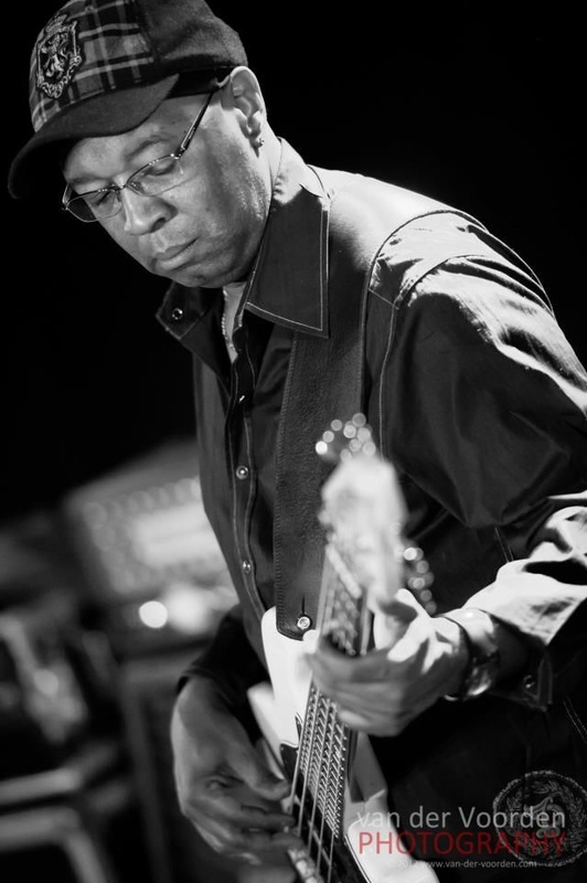 George Moye with bass