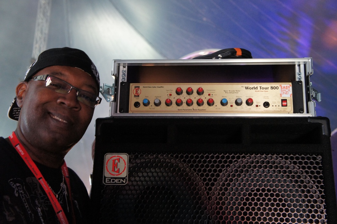 George Moye with amp