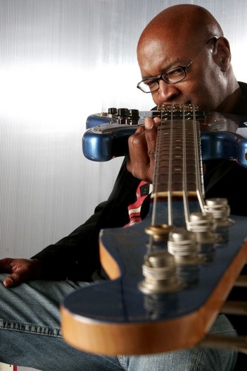 George Moye with his Fender bass