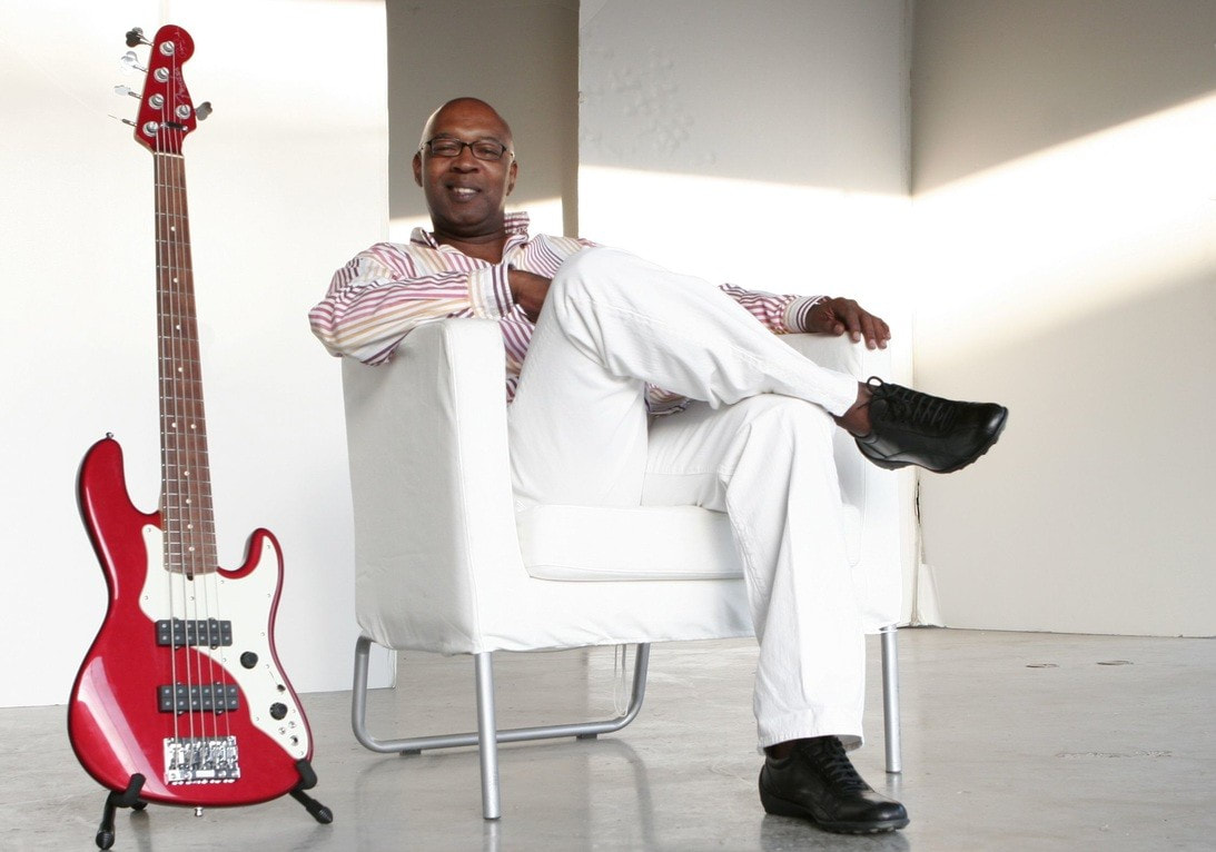 George Moye with his bass